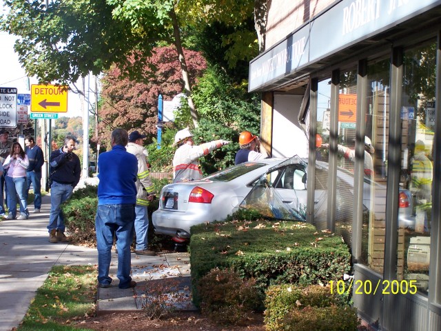 Car into building-Main Street 