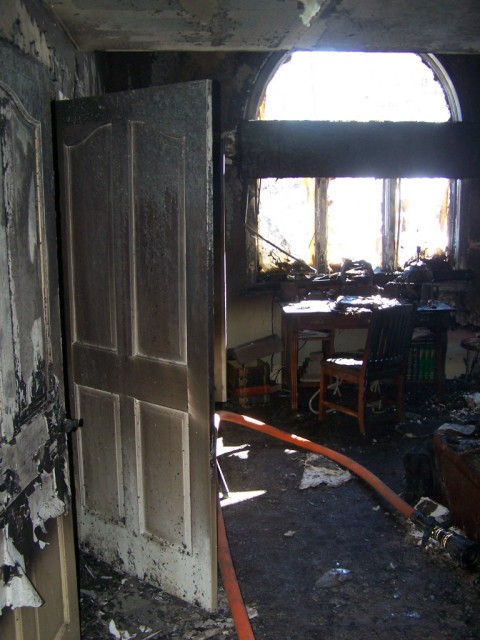Inside of fire room-mutual aid to Armonk