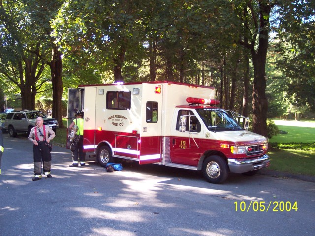 Bill Stewart, the offical driver of Utility 13 - Armonk October 2004