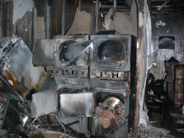 Inside fire room-15 So. Moger Ave.