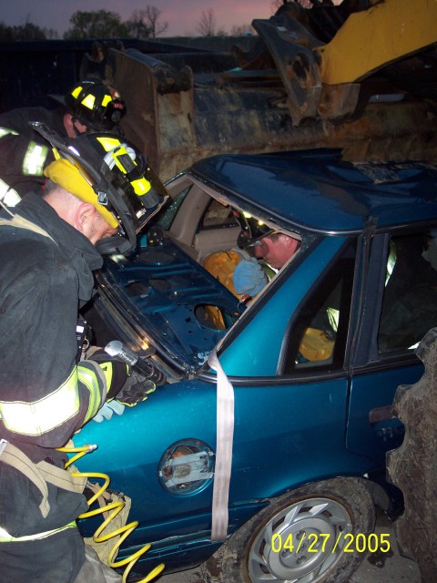 Company Trunk Tunneling Extrication Drill              April 2005