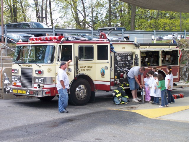 Jon Bruno and Ray Zaccari showing the kids E-106 at &quot;Bring Your Child to Work Day&quot; at NWHC - April 2006