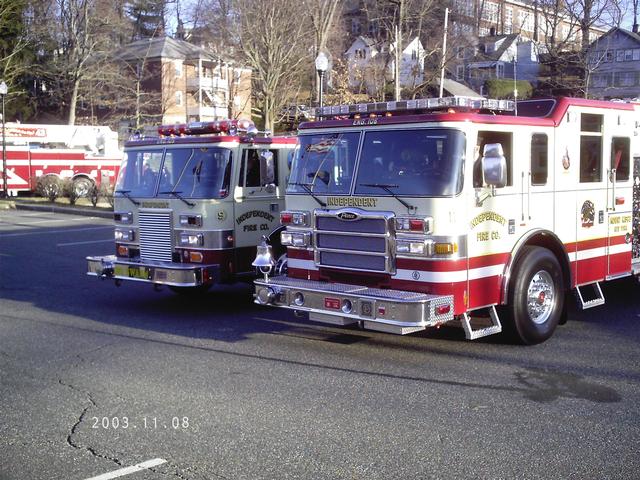 E-105 and E-106 at department inspection. (2008)