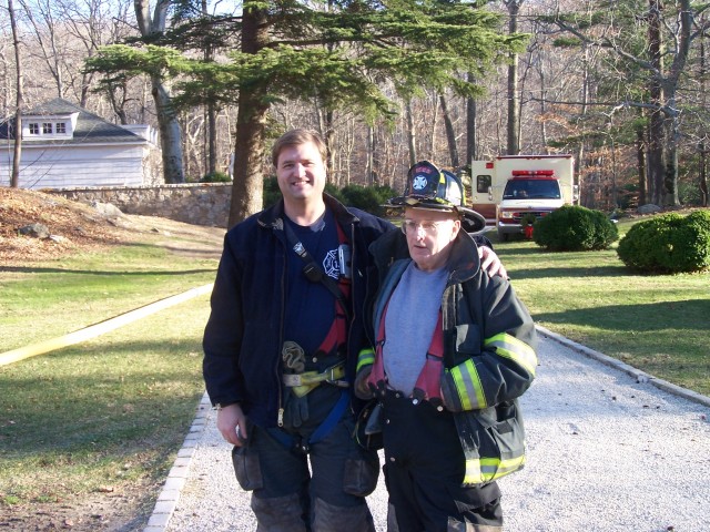 Capt Eric Hartmann & Ex-Captain Paul Hughes - Bedford Shed Fire December 2006