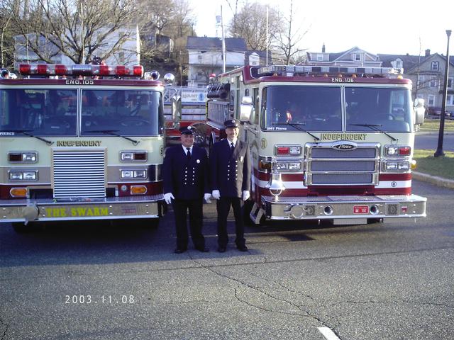 IFCO Engineers Jon Bruno and Pete Pioppo at MKFD Inspection 2008.