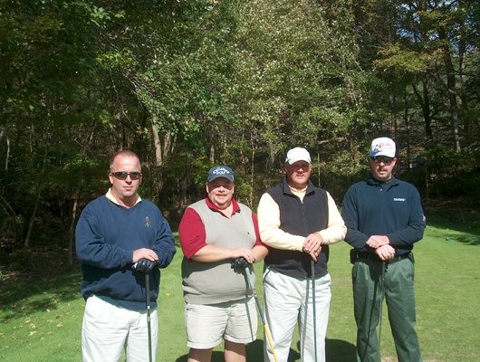 From left to right: Tom Hunter, Andy Morgans, John Marshall, and Tom Jackson